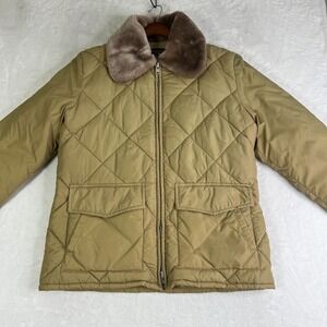 Vintage Tempco Goose Down insulated‎ Puffer Jacket Khaki Mens XL Made in USA